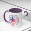 4th of July Mug - Star Flag Fireworks