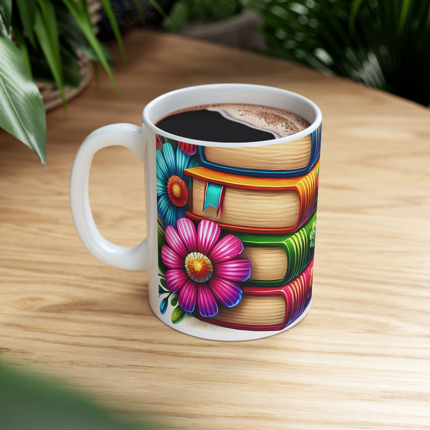 Artistic Mug - Flower Books
