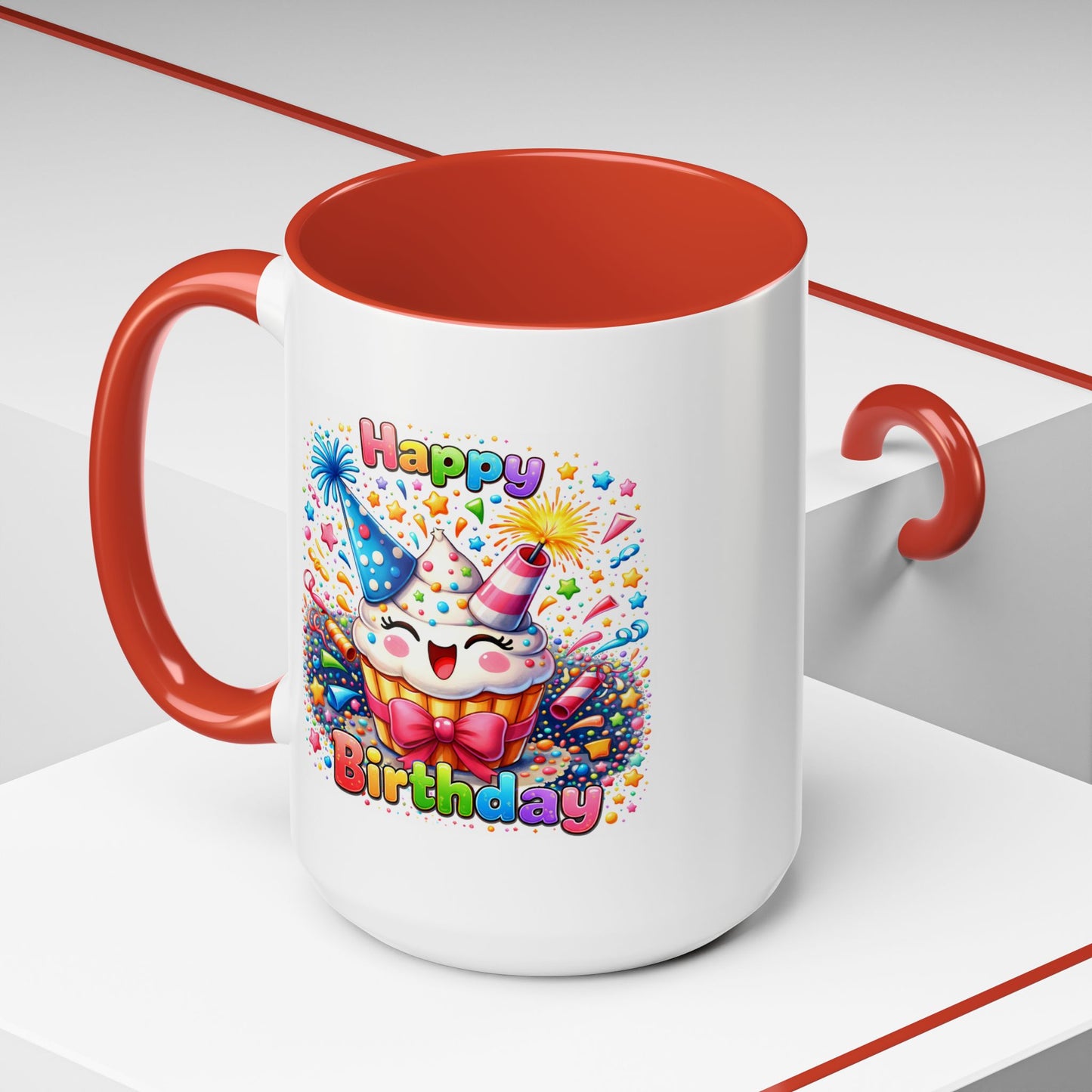 Birthday Mug - Happy Cupcake