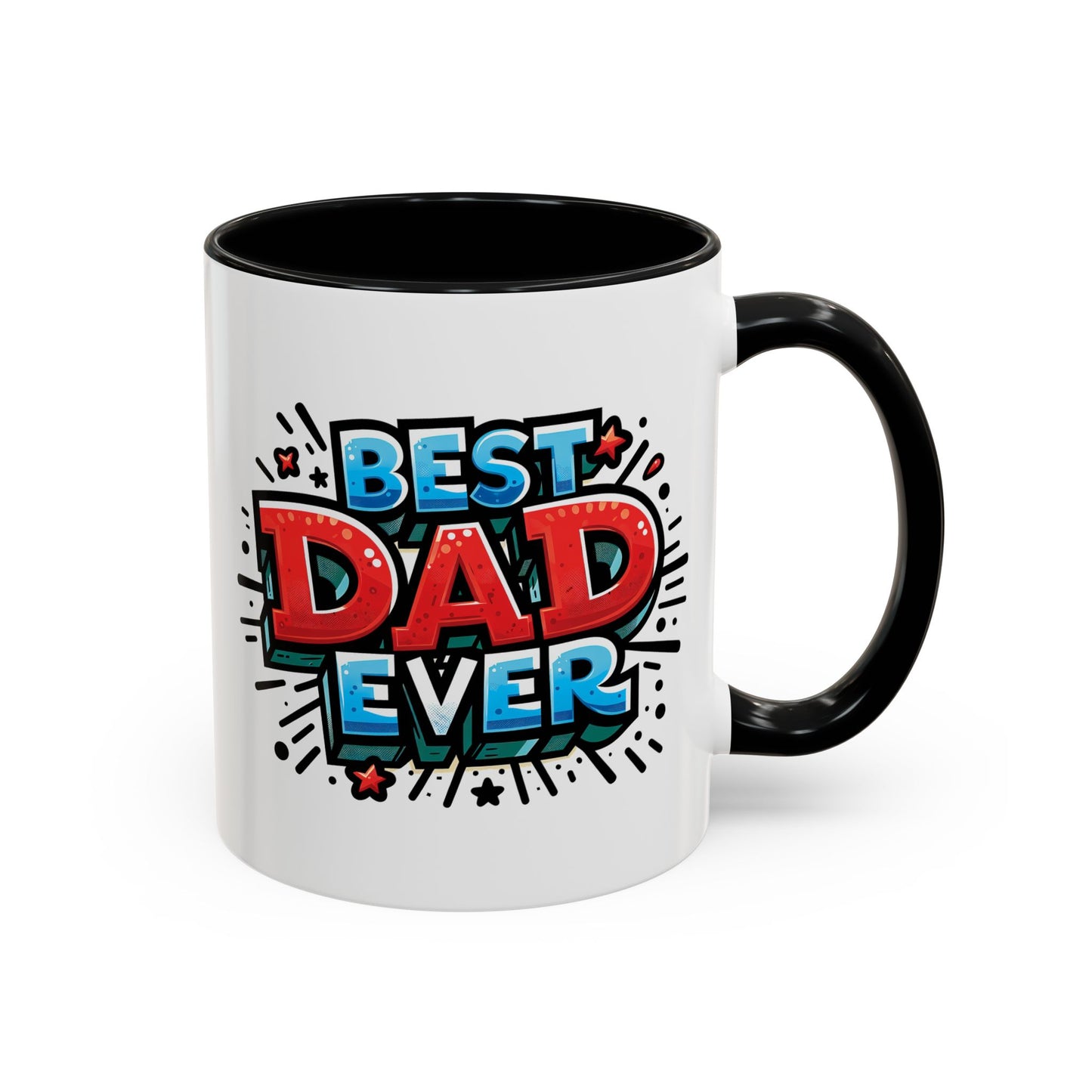 Father's Day Mug - Best Dad Ever Grafitti
