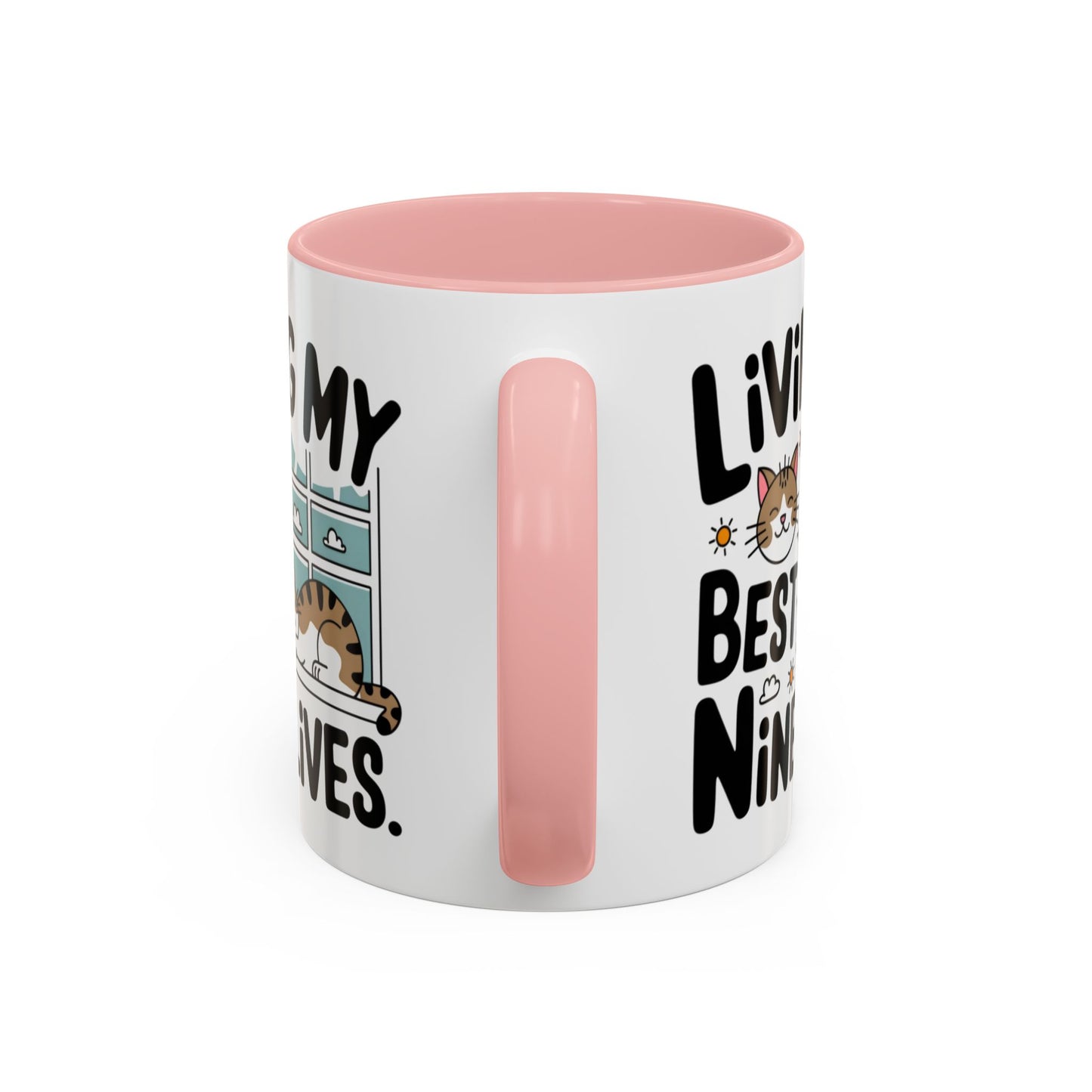 Animal Mug - Living My Best Nine Lives