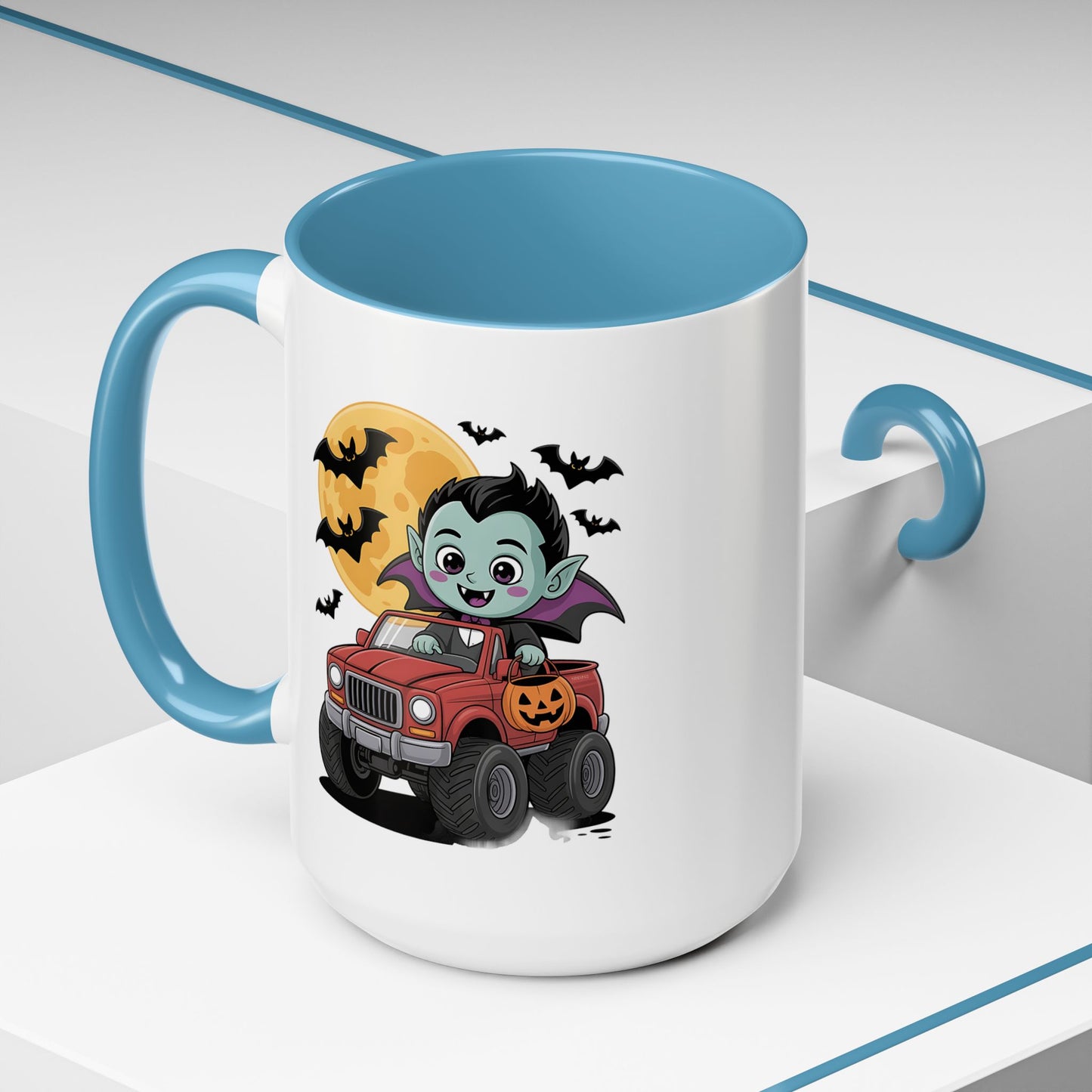 Halloween Mug - Driving Vampire