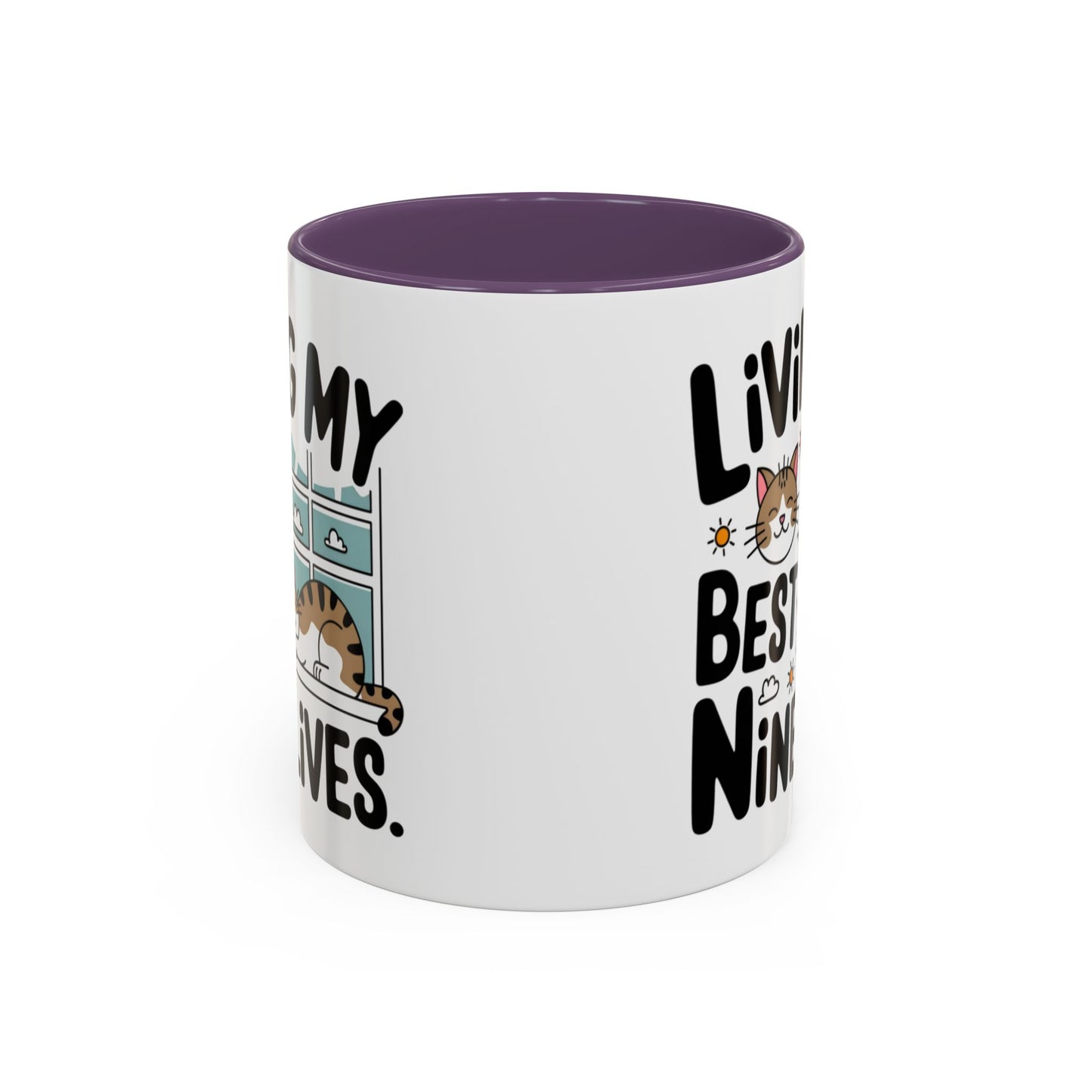 Animal Mug - Living My Best Nine Lives