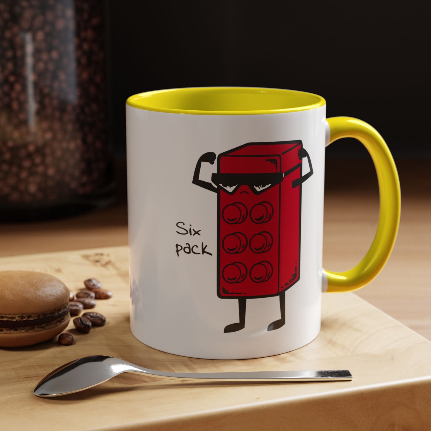 Humor Mug - Six Pack Lego Block