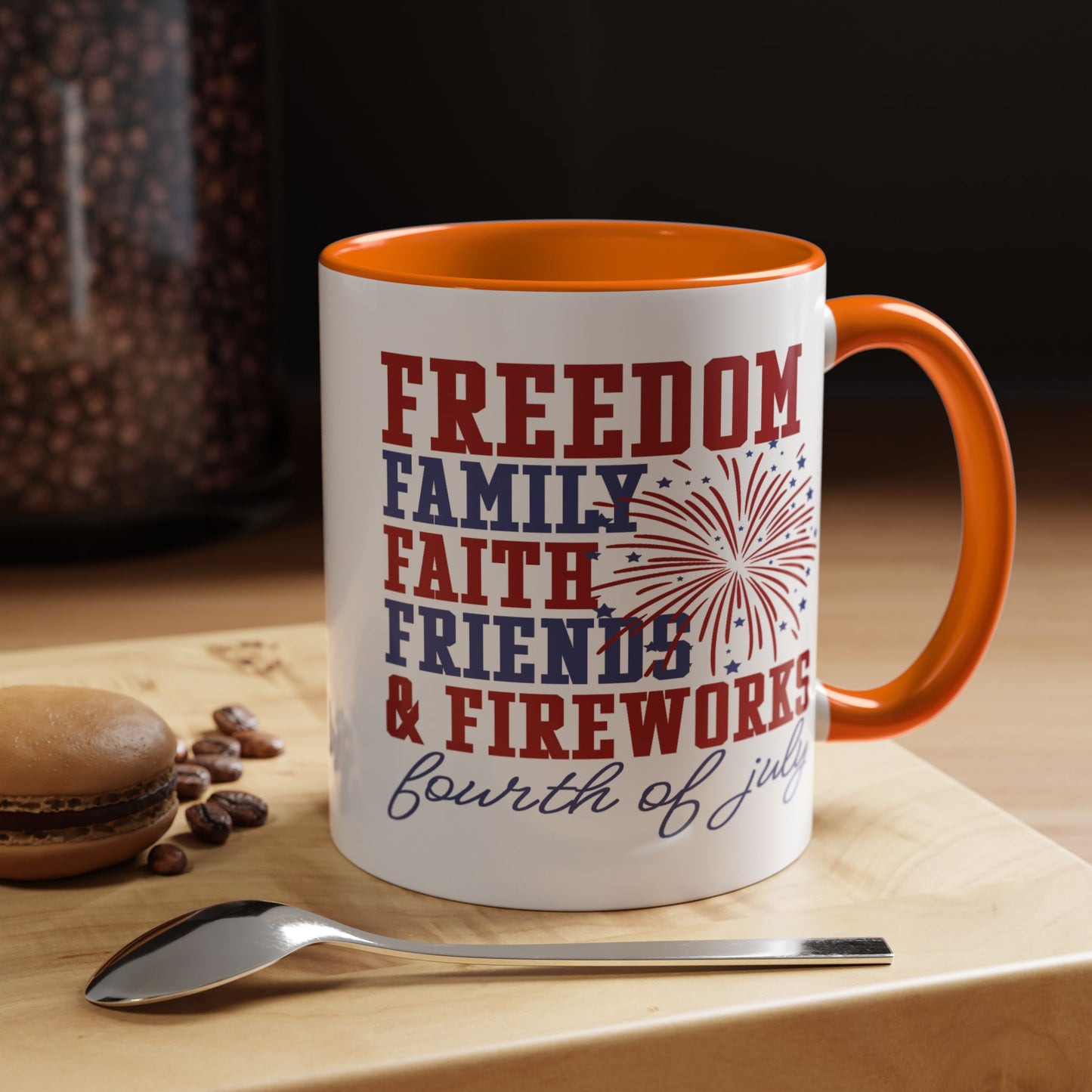 4th of July Mug - Freedom Family Faith