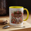 Christmas Mug - Candy Cane Lane White Text Ornaments Candy