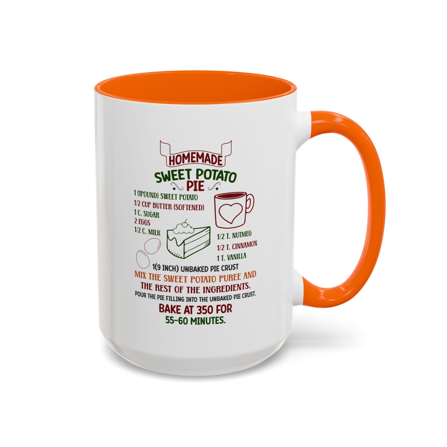 Christmas Mug - Homemade Sweet Potato Pie Recipe