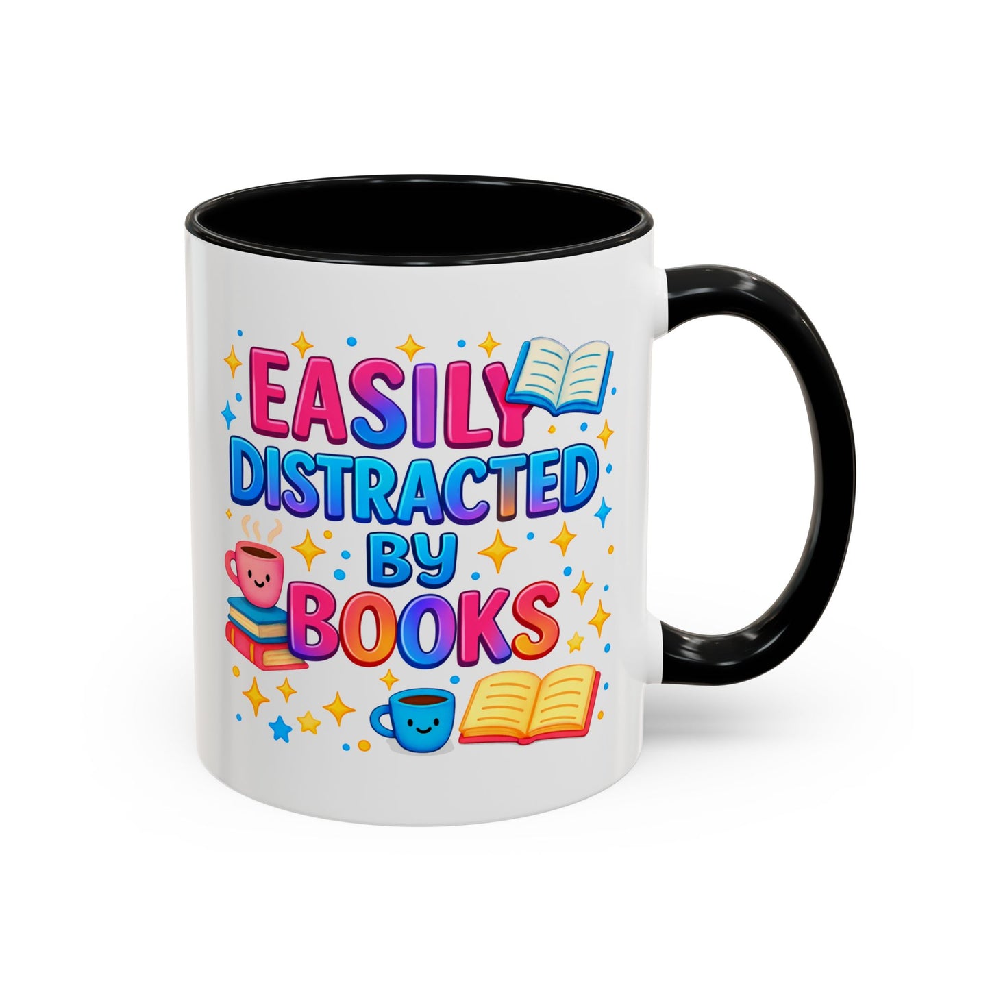 Humor Mug - Easily Distracted By Books