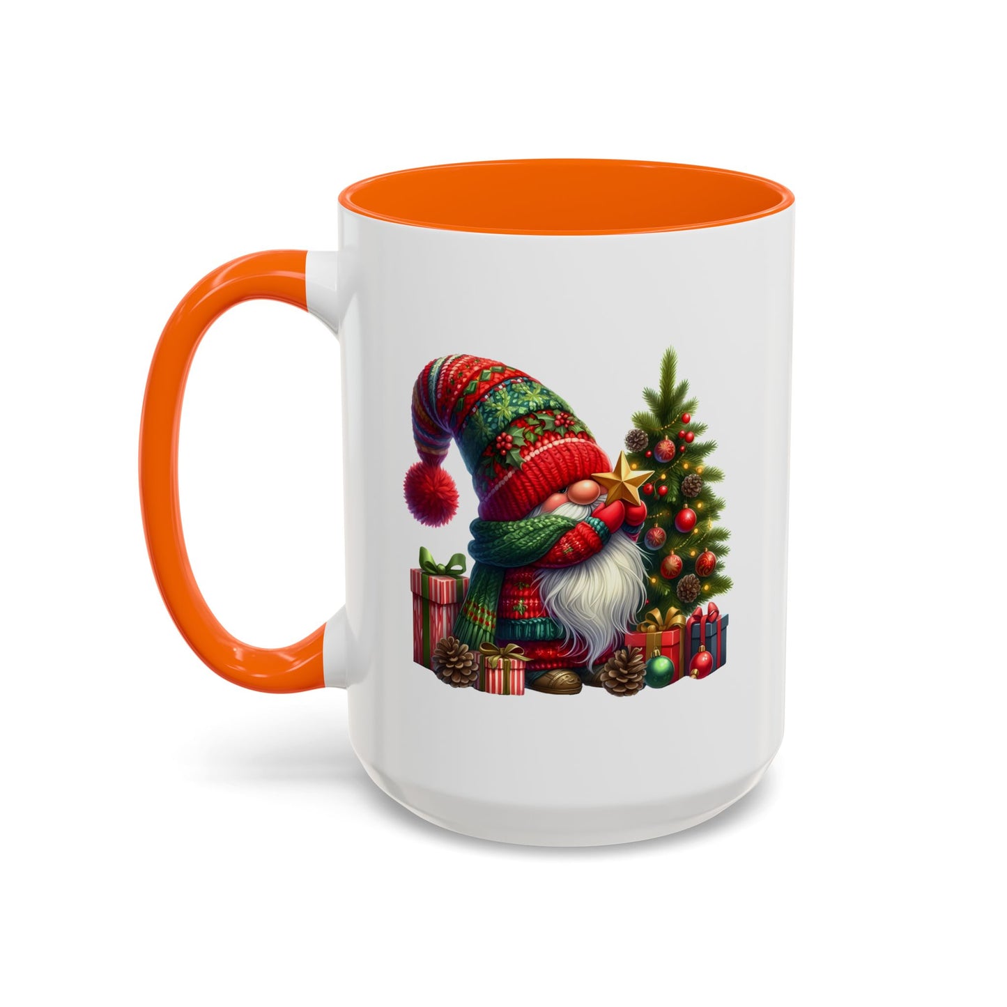 Christmas Mug - Gnome with Christmas Tree Star