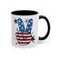 4th of July Mug - America Peace Sign