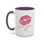 Valentine's Day Mug - Love You Lips Kiss
