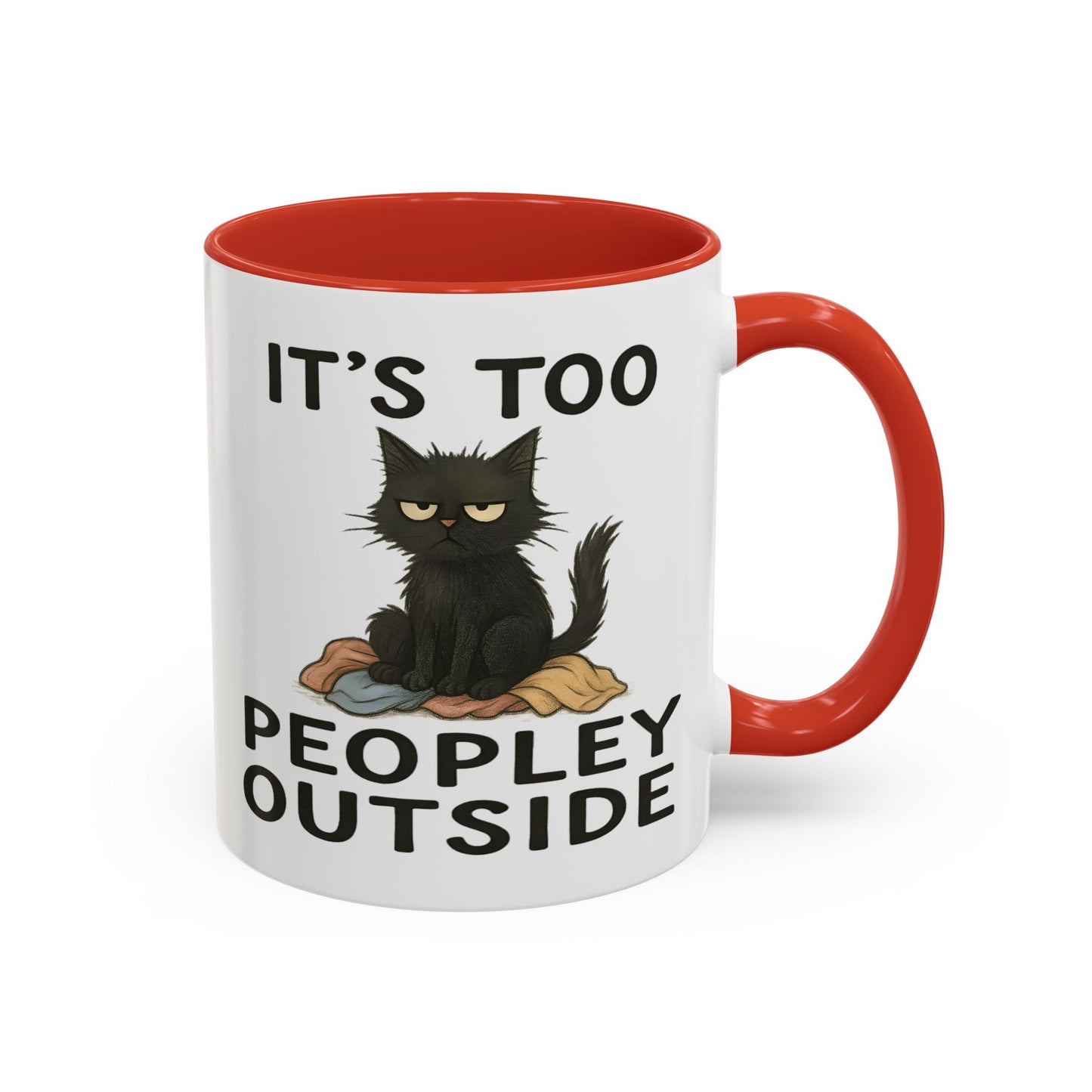 Animal Mug - It's Too Peopley Outside