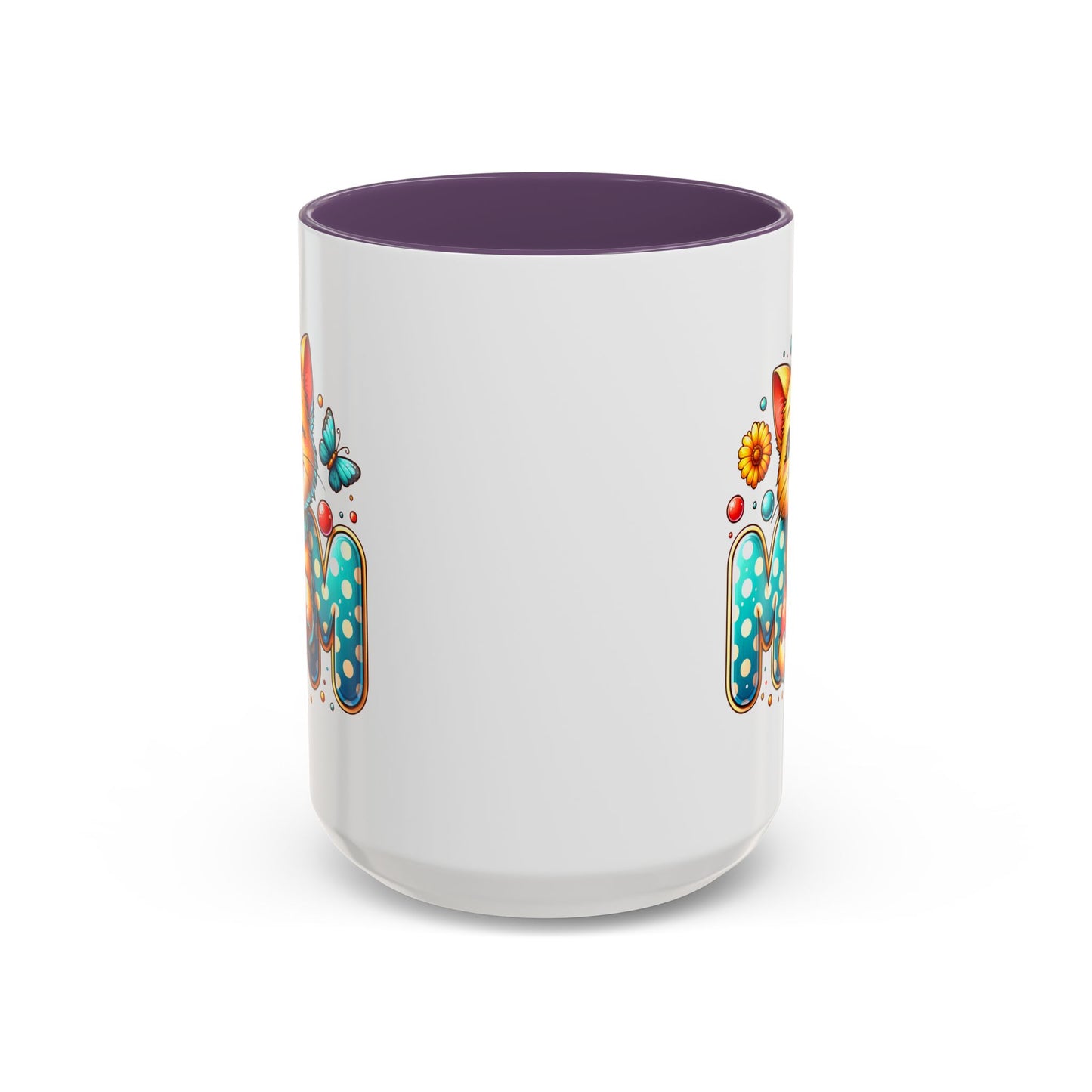 Mother's Day Mug - Mom Cat Red Heart
