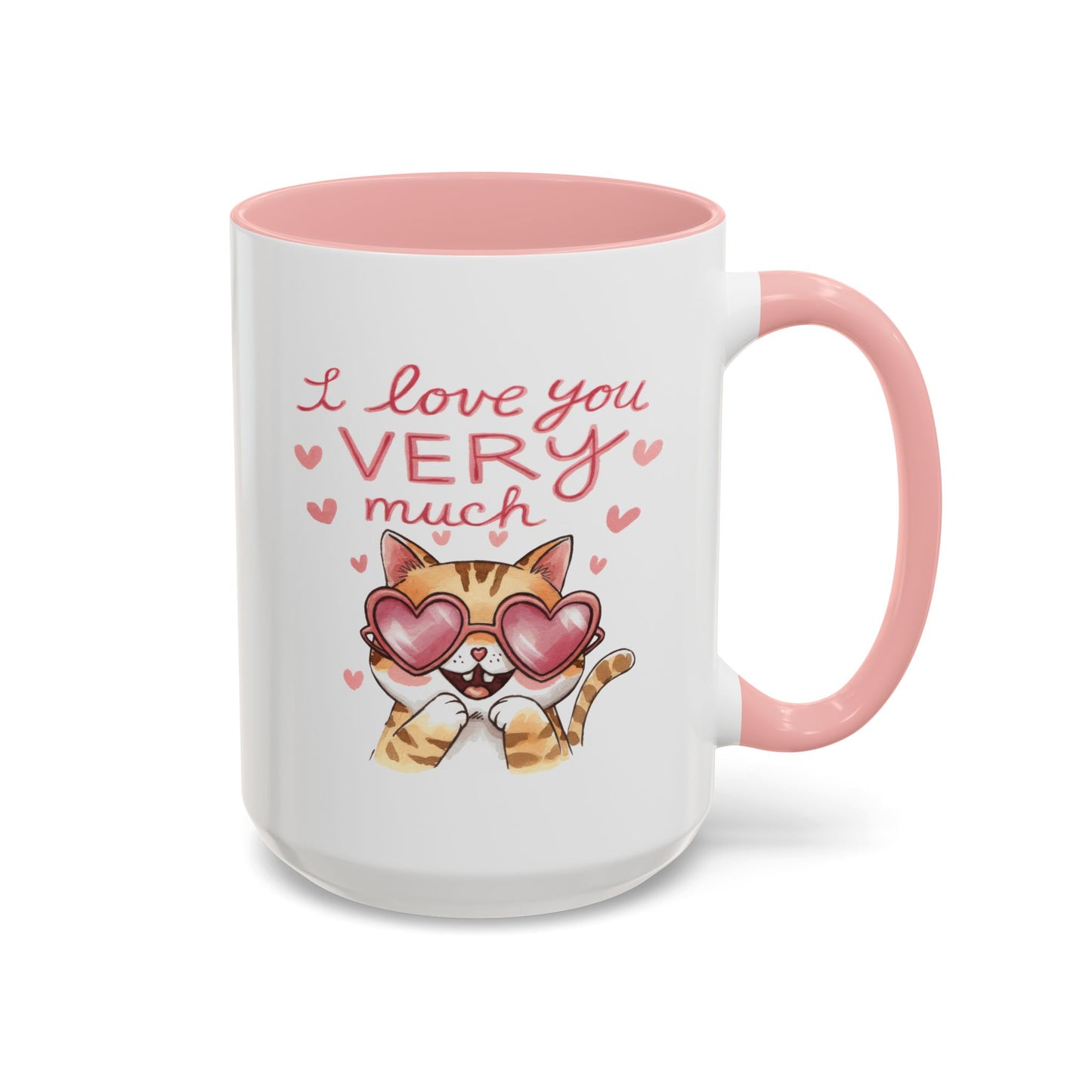 Anniversary Mug - I love You Very Much Cat
