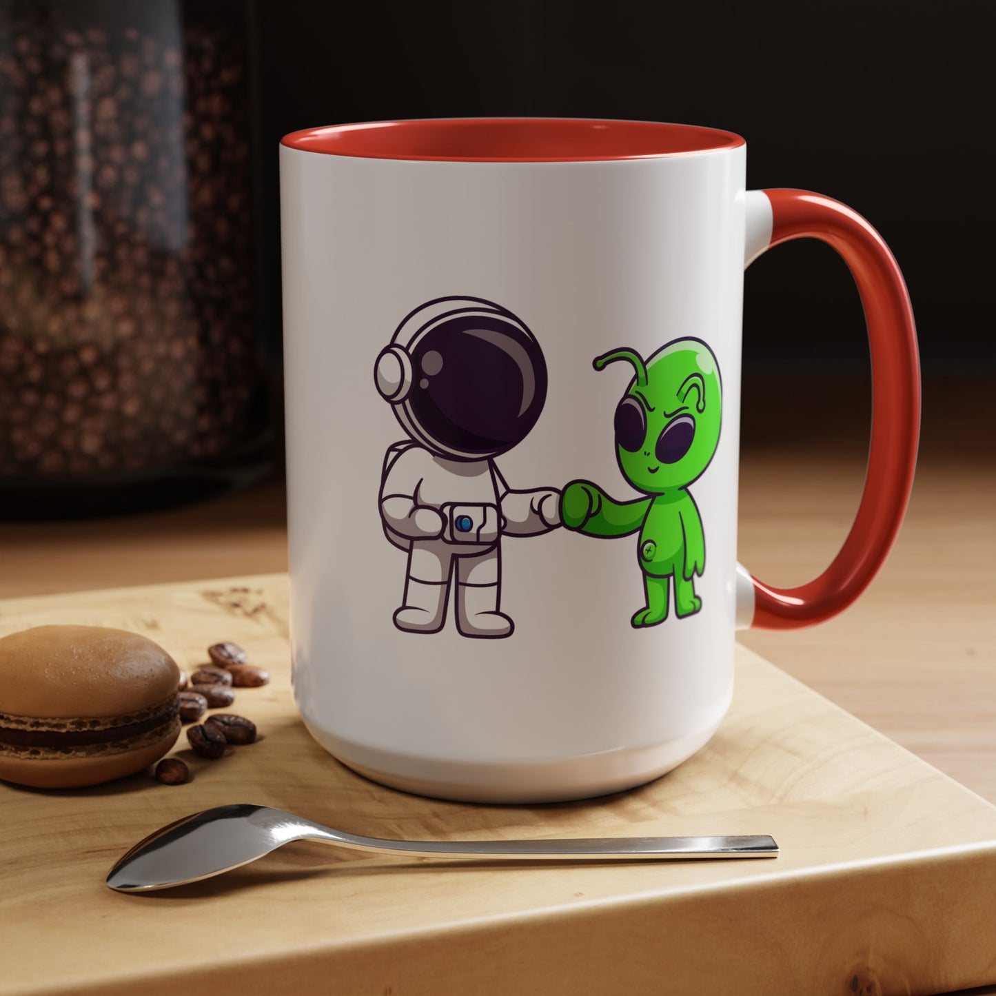 Alien Mug - Astronaut Alien Fist Pump