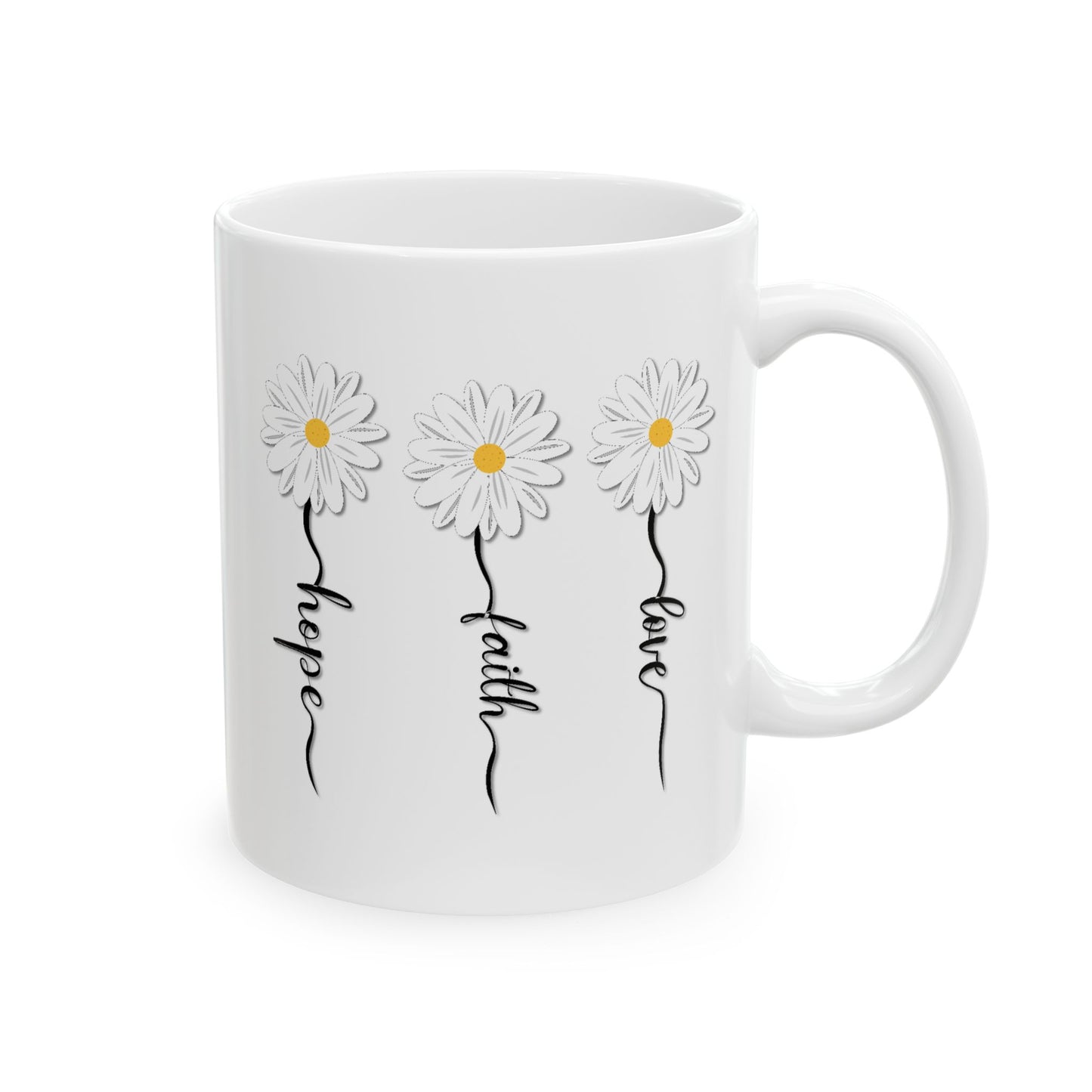 Religious Mug - Love Faith Hope