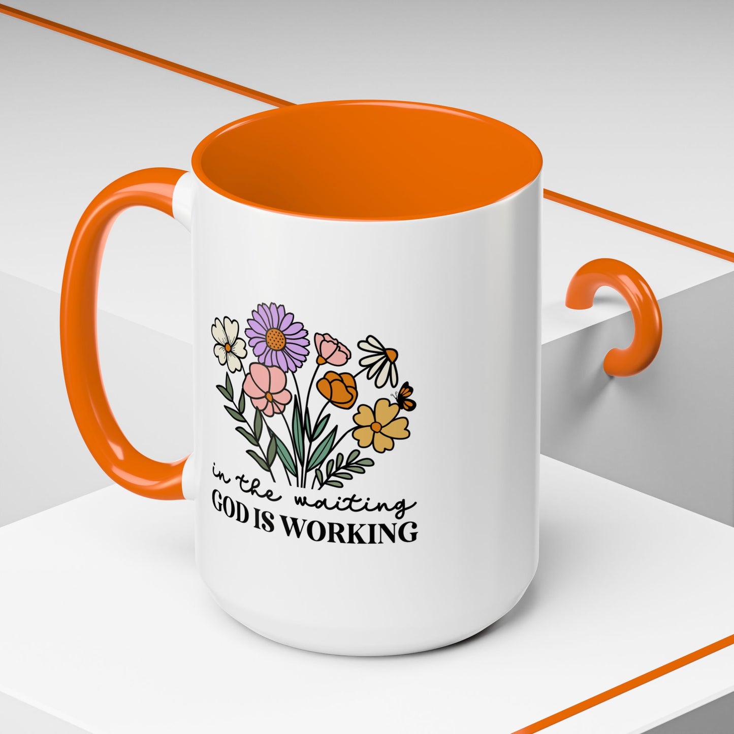 Religious Mug - In The Waiting