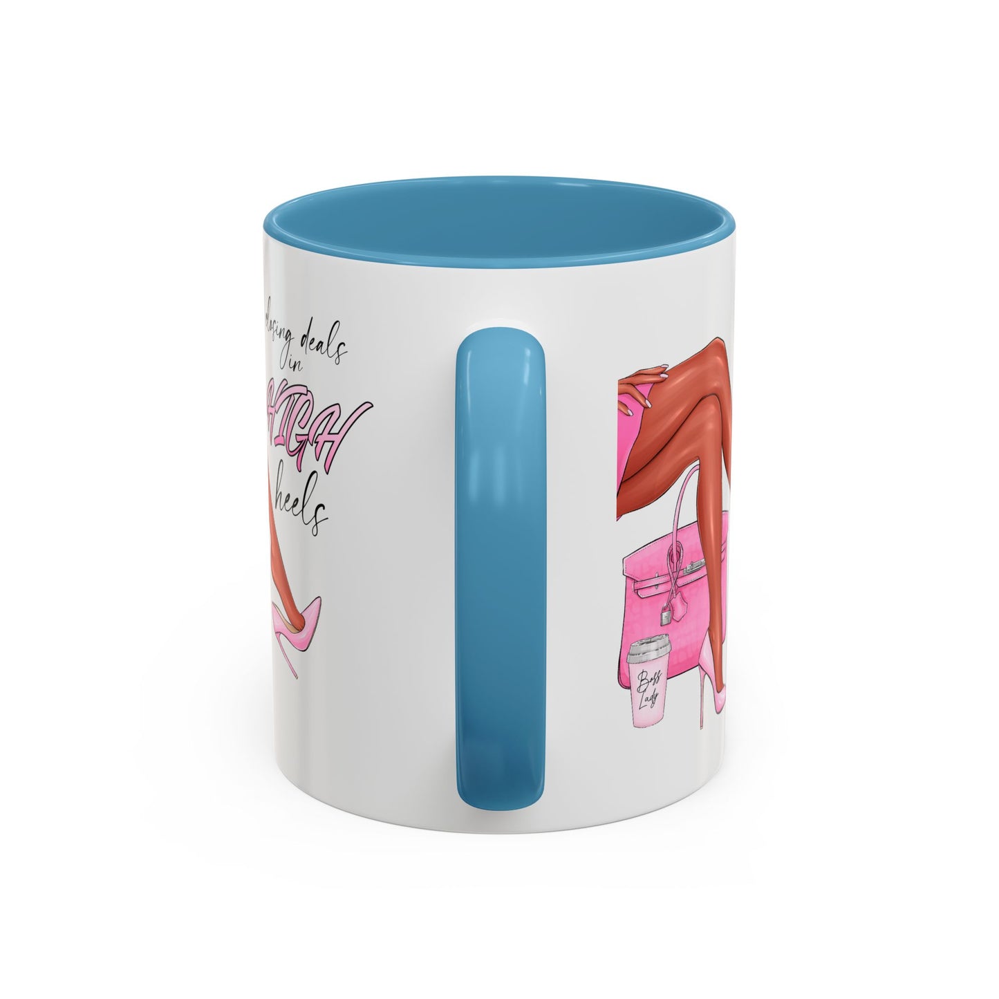 Humor Mug - Closing Deals in High Heels