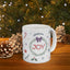 Christmas Mug - Joy Bow Candy Presents Snowflake Star Ornaments