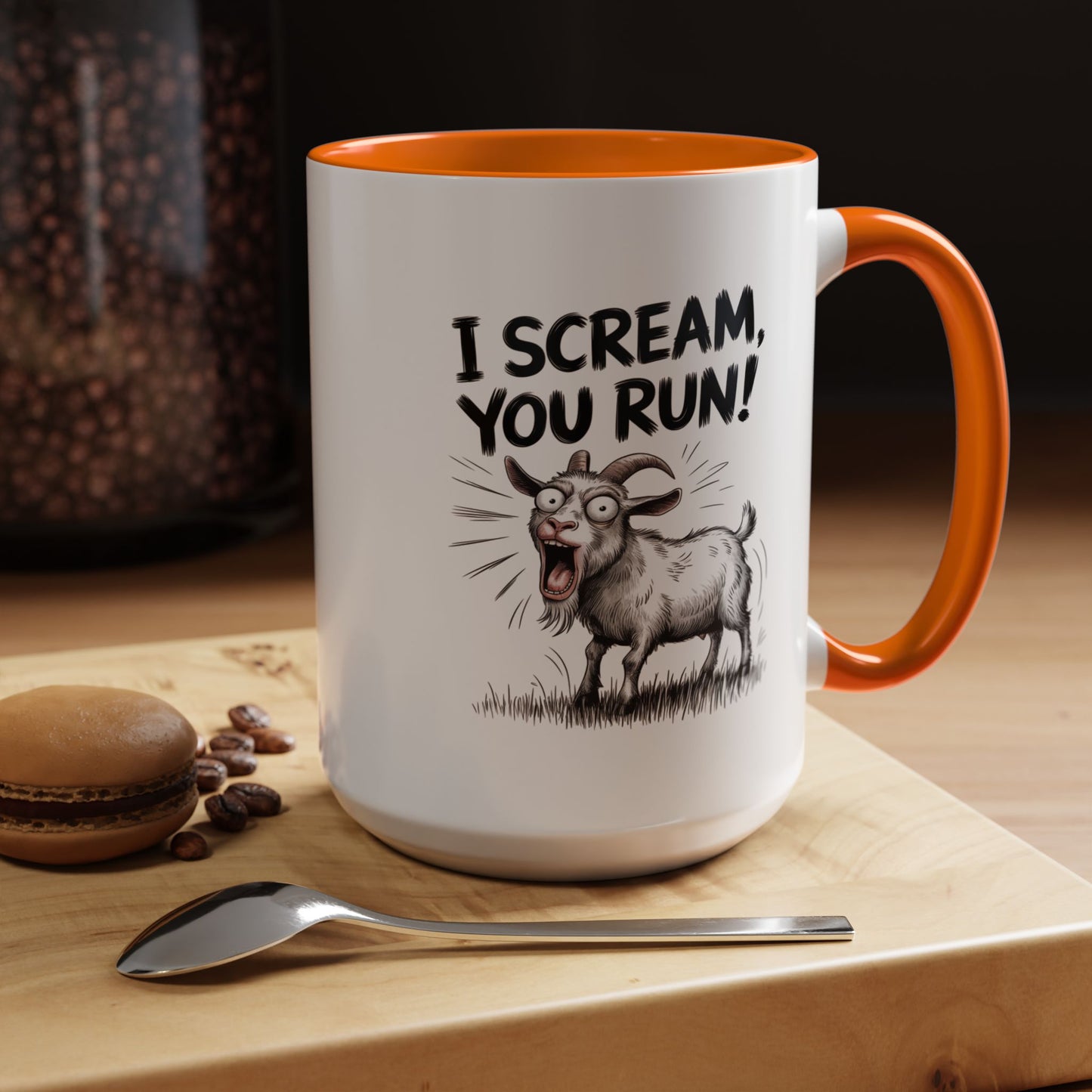Humor Mug - I Scream, You Run