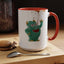 Humor Mug - Monster Drinks Coffee Spill