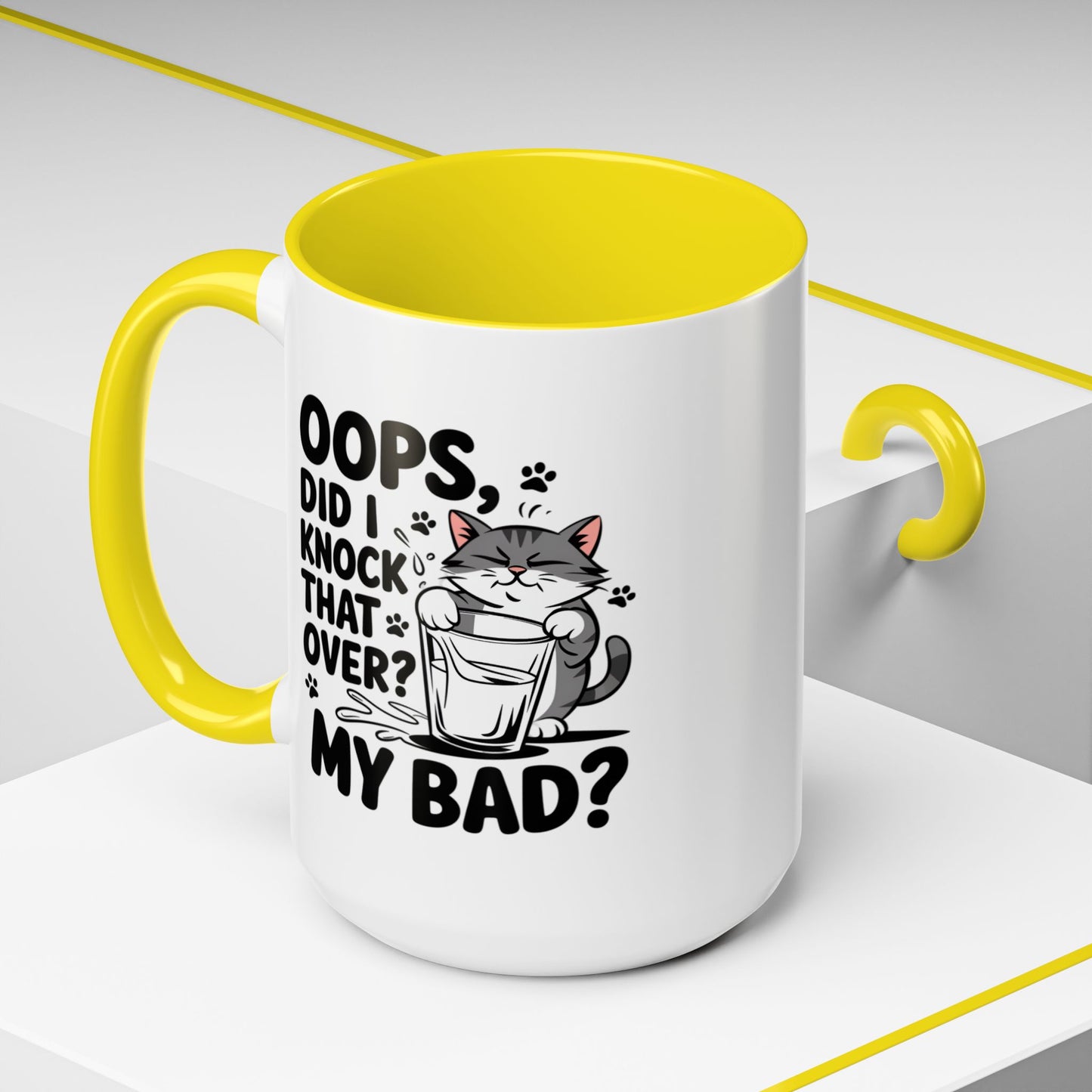 Animal Mug - Oops, Did I Knock That Over
