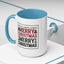 Christmas Mug - Merry Christmas Red Green & Black Text Trees Presents