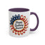 4th of July Mug - Happy Birthday America Sunflower