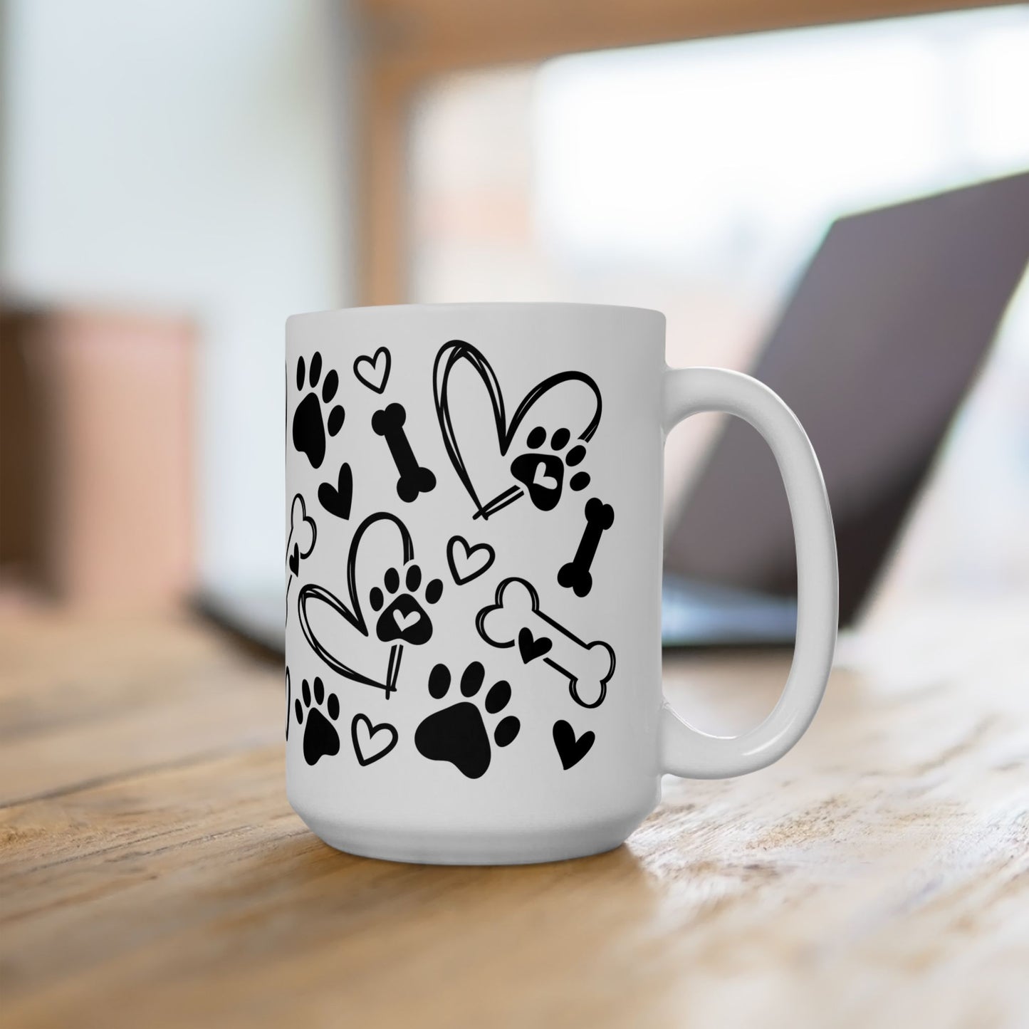 Animal Mug - Dog Paws & Bones