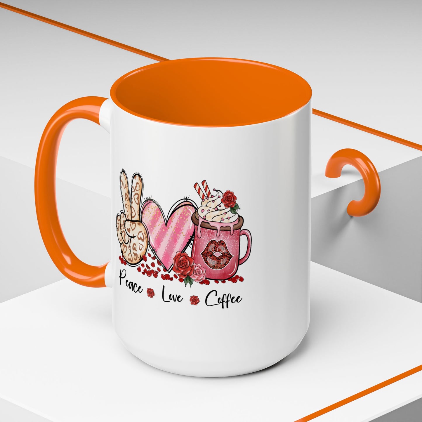 Humor Mug - Peace Love Coffee
