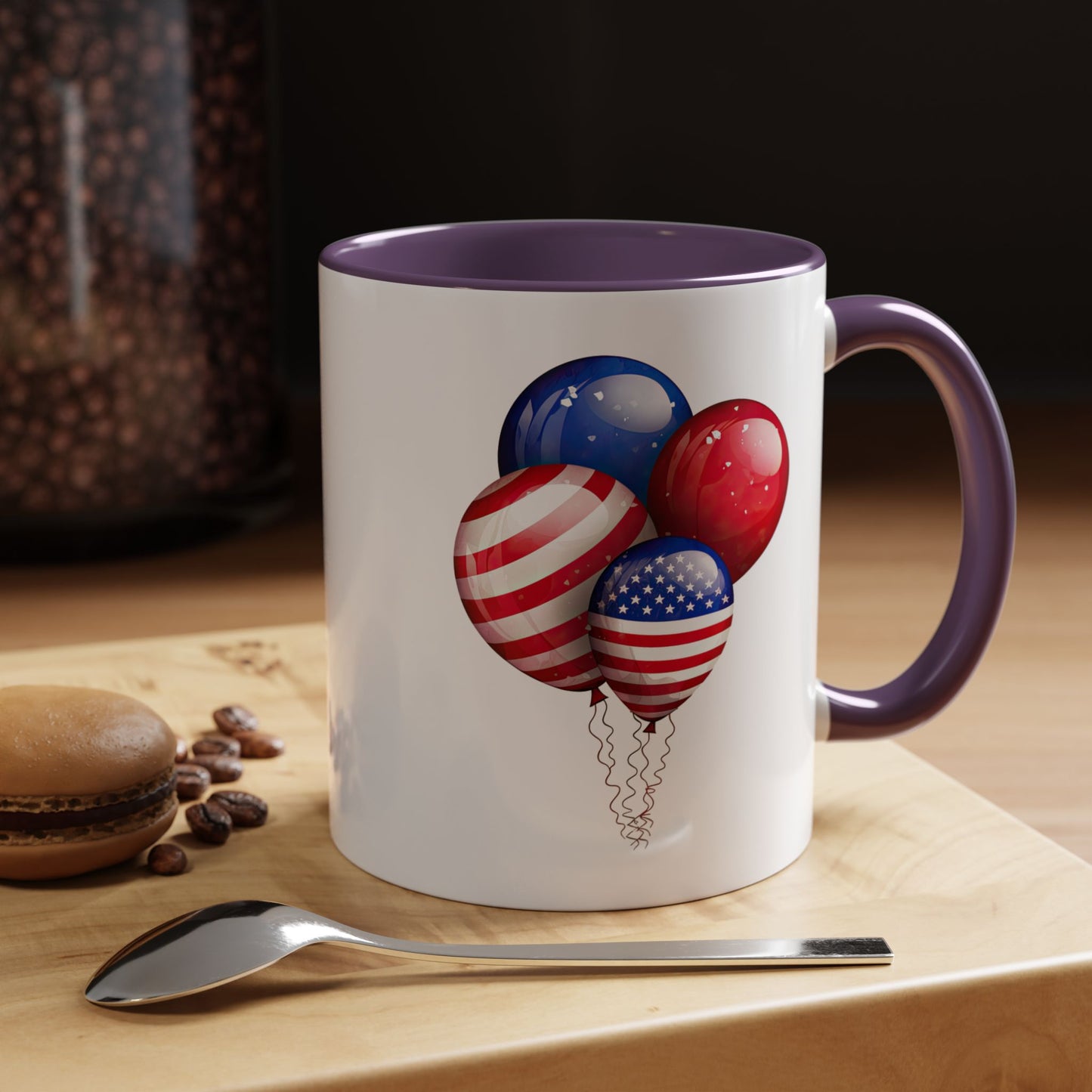 4th of July Mug - American Balloons