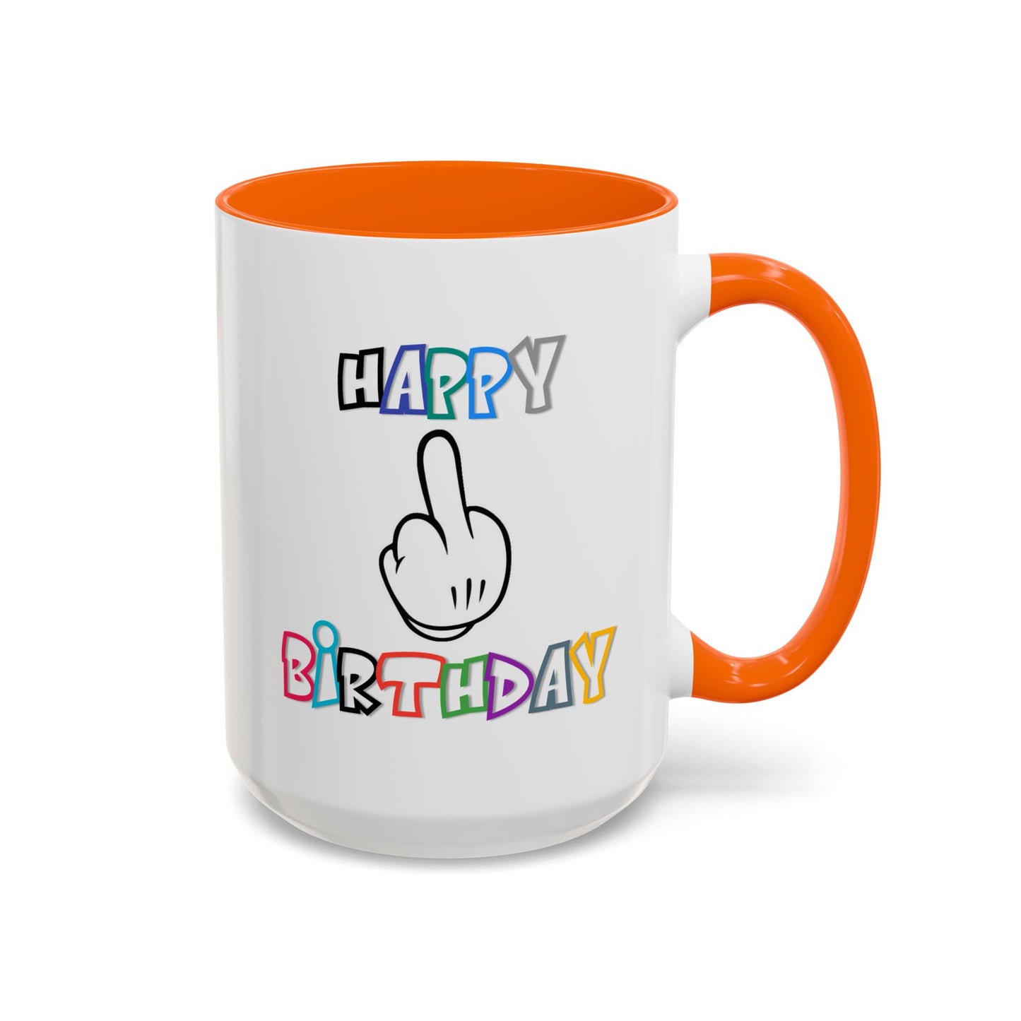 Adult Mug - Happy Birthday Middle Finger