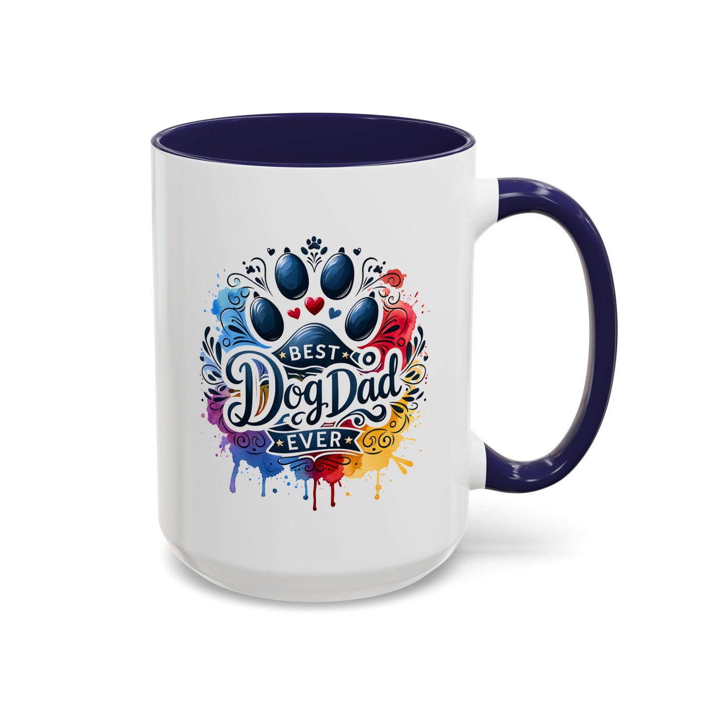 Animal Mug - Best Dog Dad Ever Paw