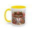 Christmas Mug - Candy Cane Lane White Text Ornaments Candy