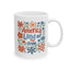 4th of July Mug - America Land of the Free Floral