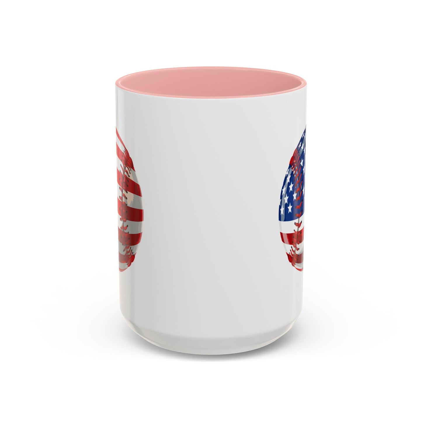 4th of July Mug - Baseball American Flag