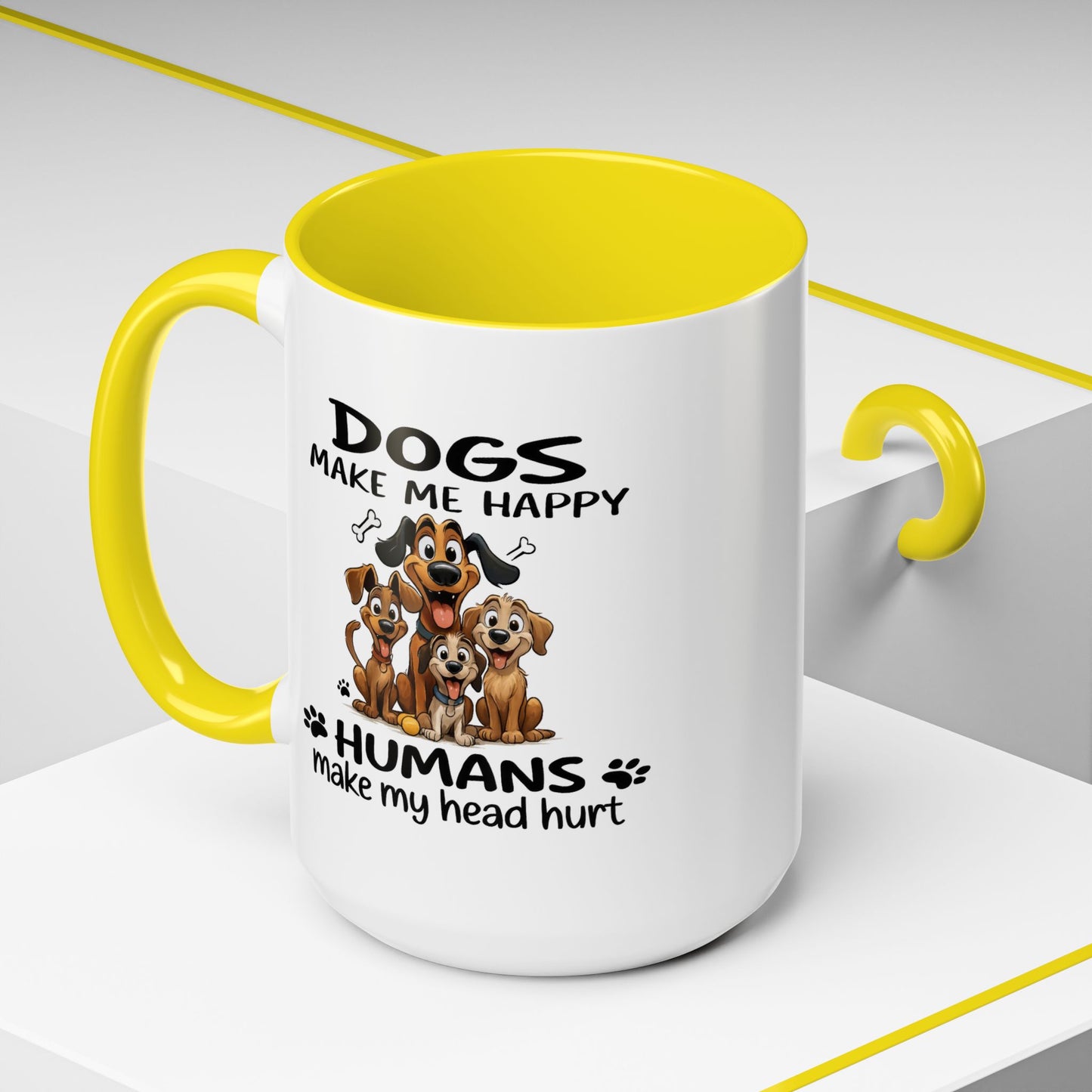 Animal Mug - Dogs Make Me Happy