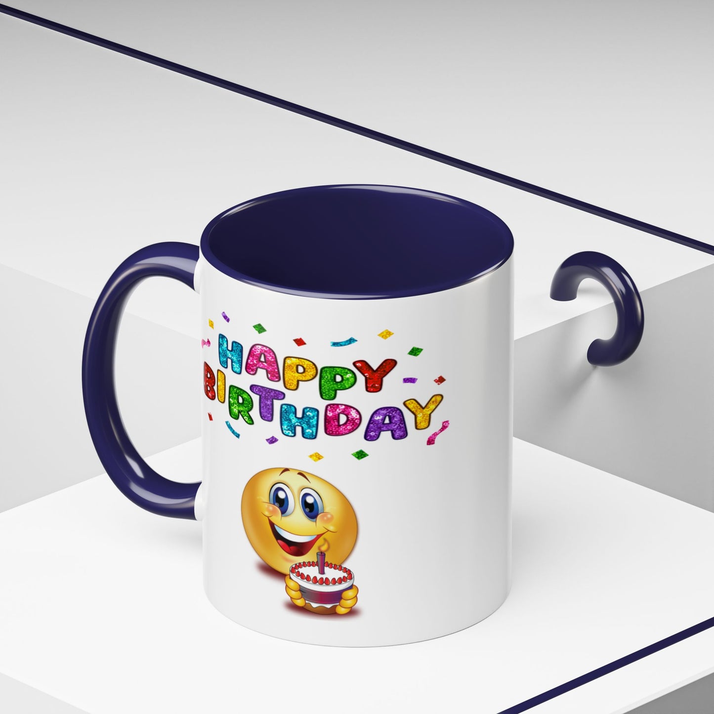 Birthday Mug - Happy Birthday Emoji
