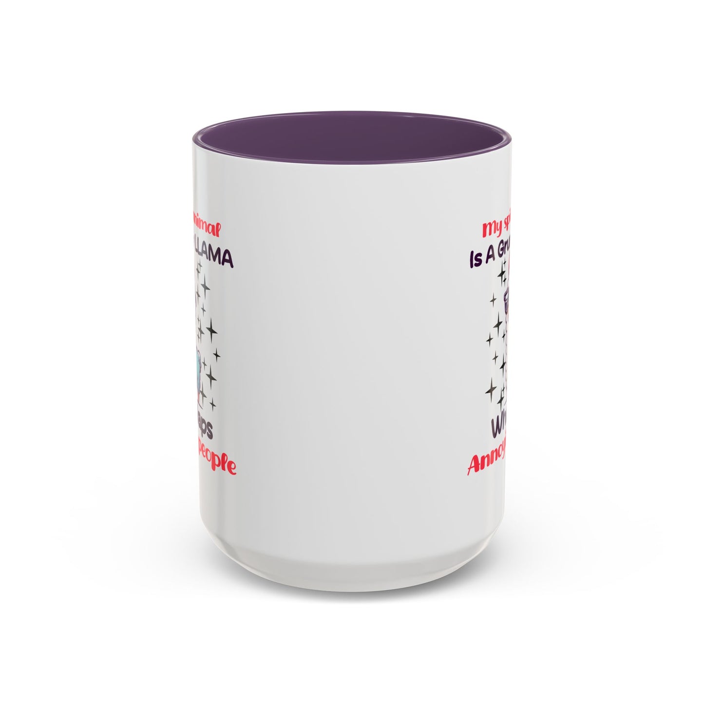 Humor Mug - My Spirit Animal is a Grumpy Llama