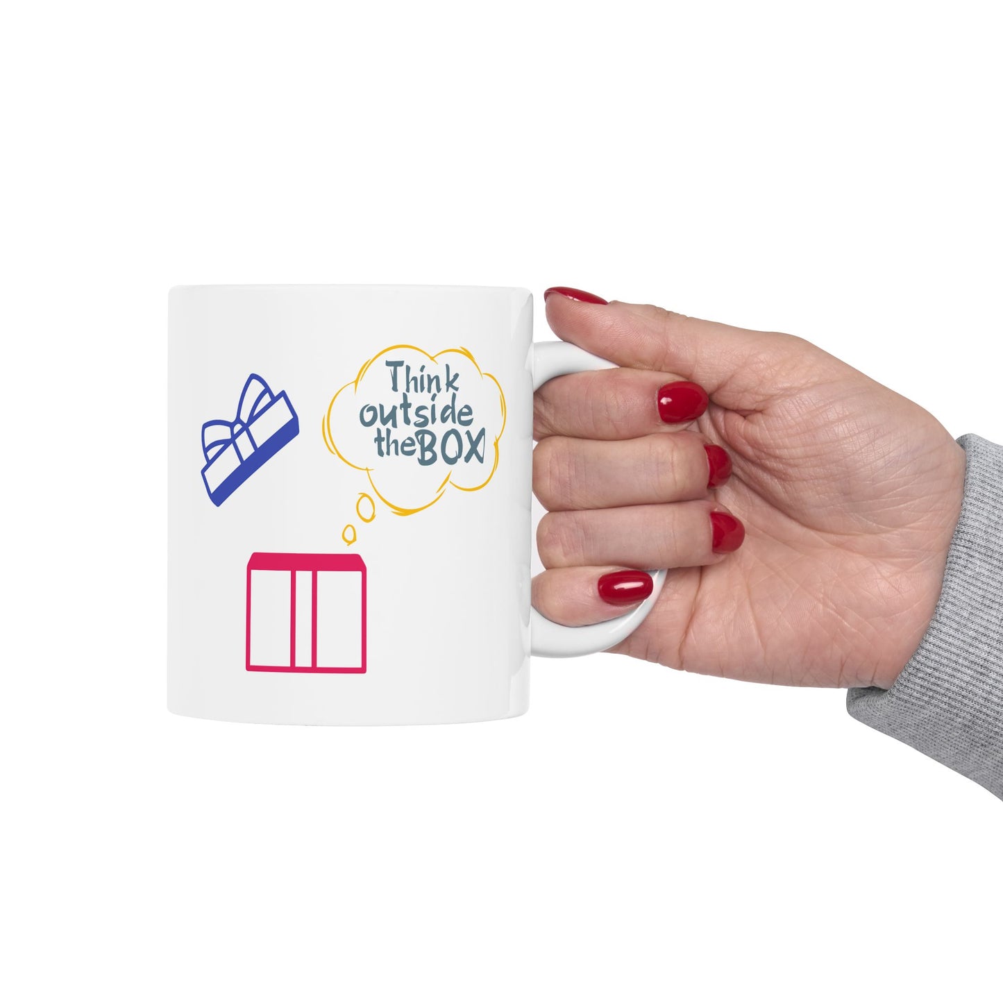 Motivation Mug - Think Outside The Box 2