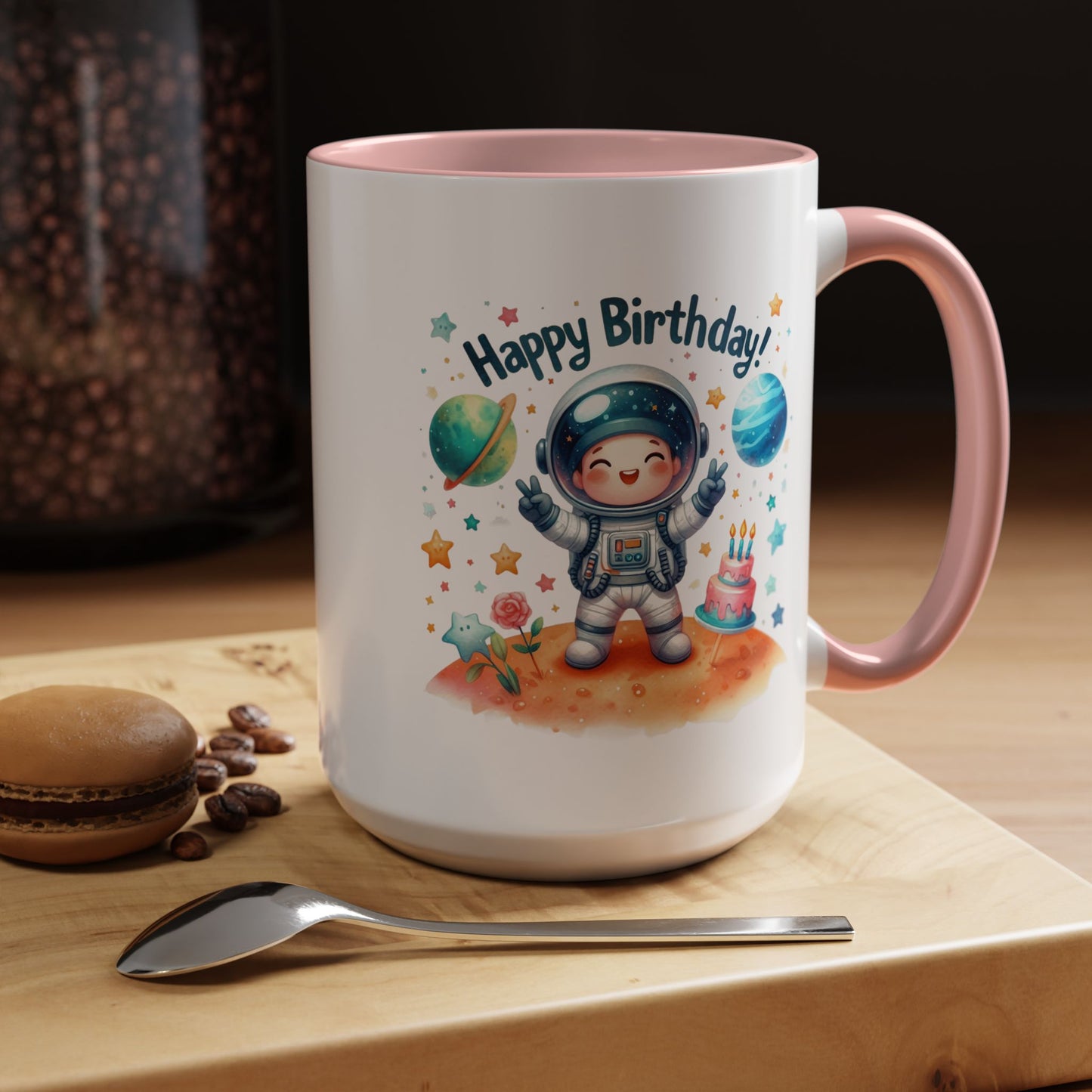 Birthday Mug - Happy Birthday Astronaut