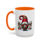 Christmas Mug - Gnome with Christmas Wreath