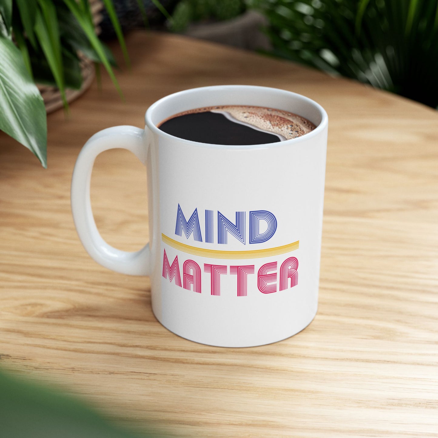 Wellness Mug - Mind Over Matter Retro