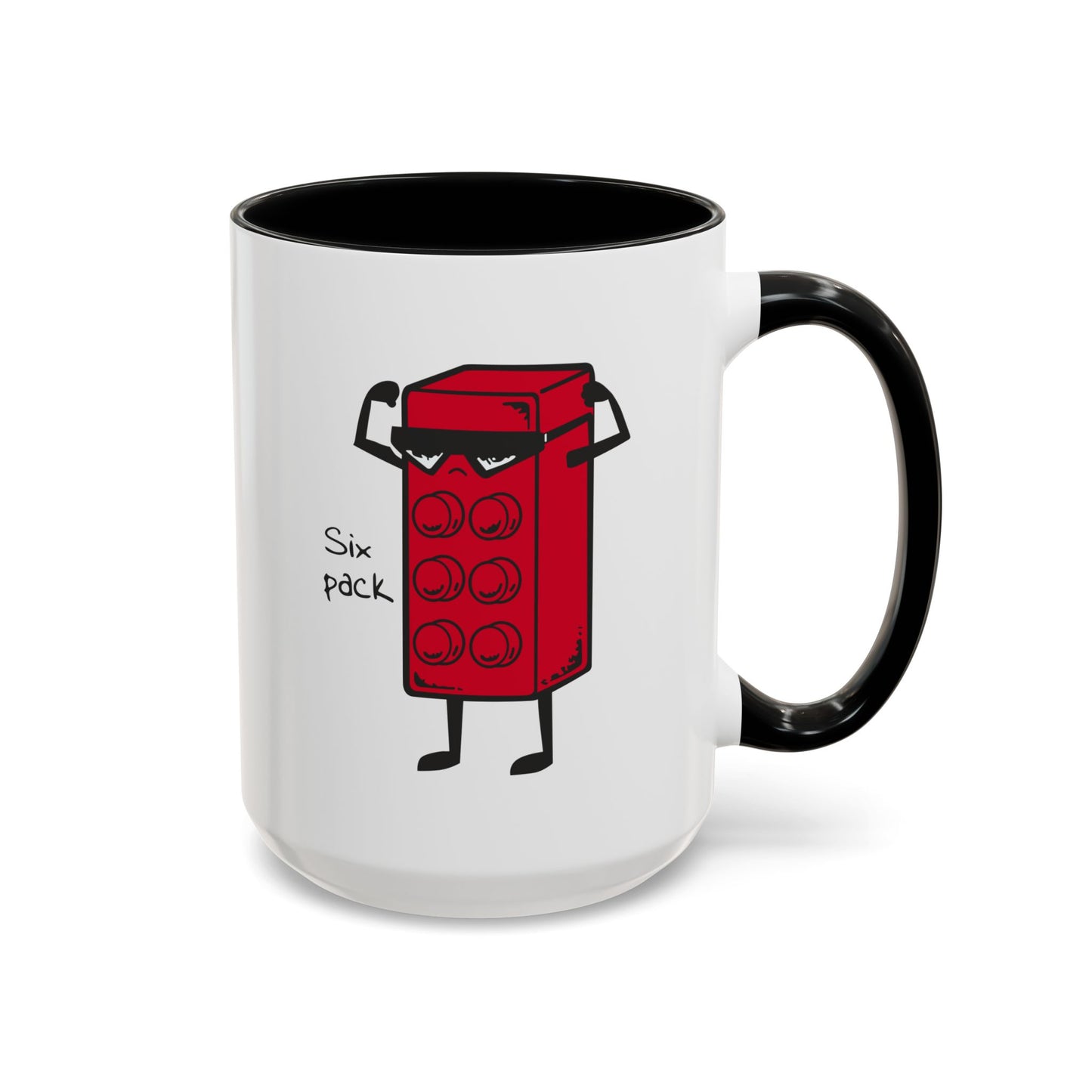 Humor Mug - Six Pack Lego Block