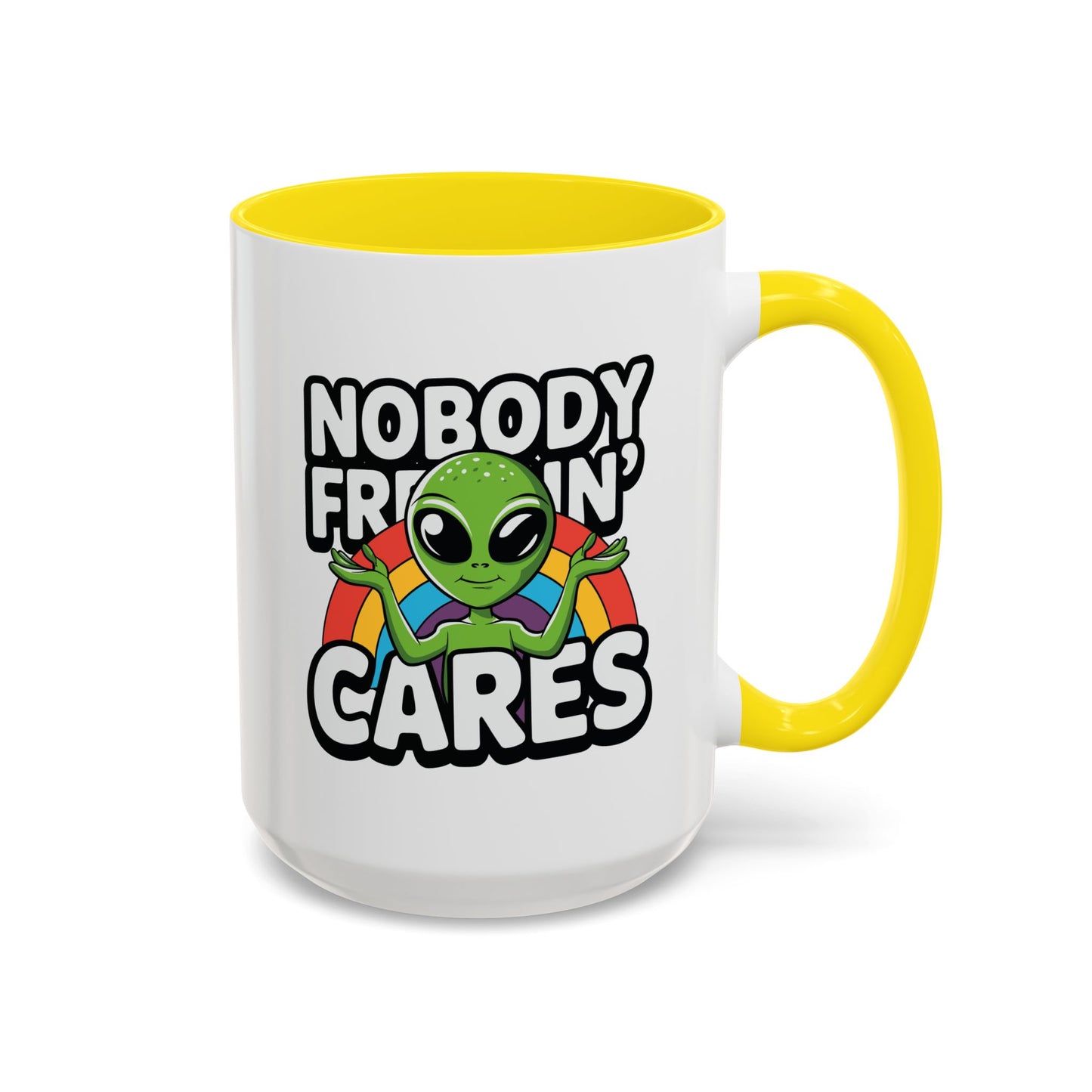 Alien Mug - Nobody Freakin Cares