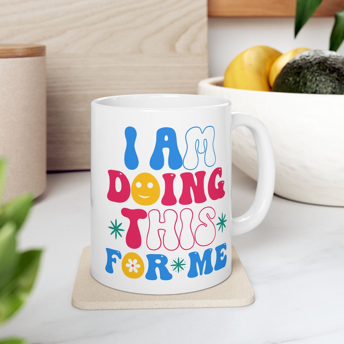 Motivation Mug - I Am Doing This For Me Retro