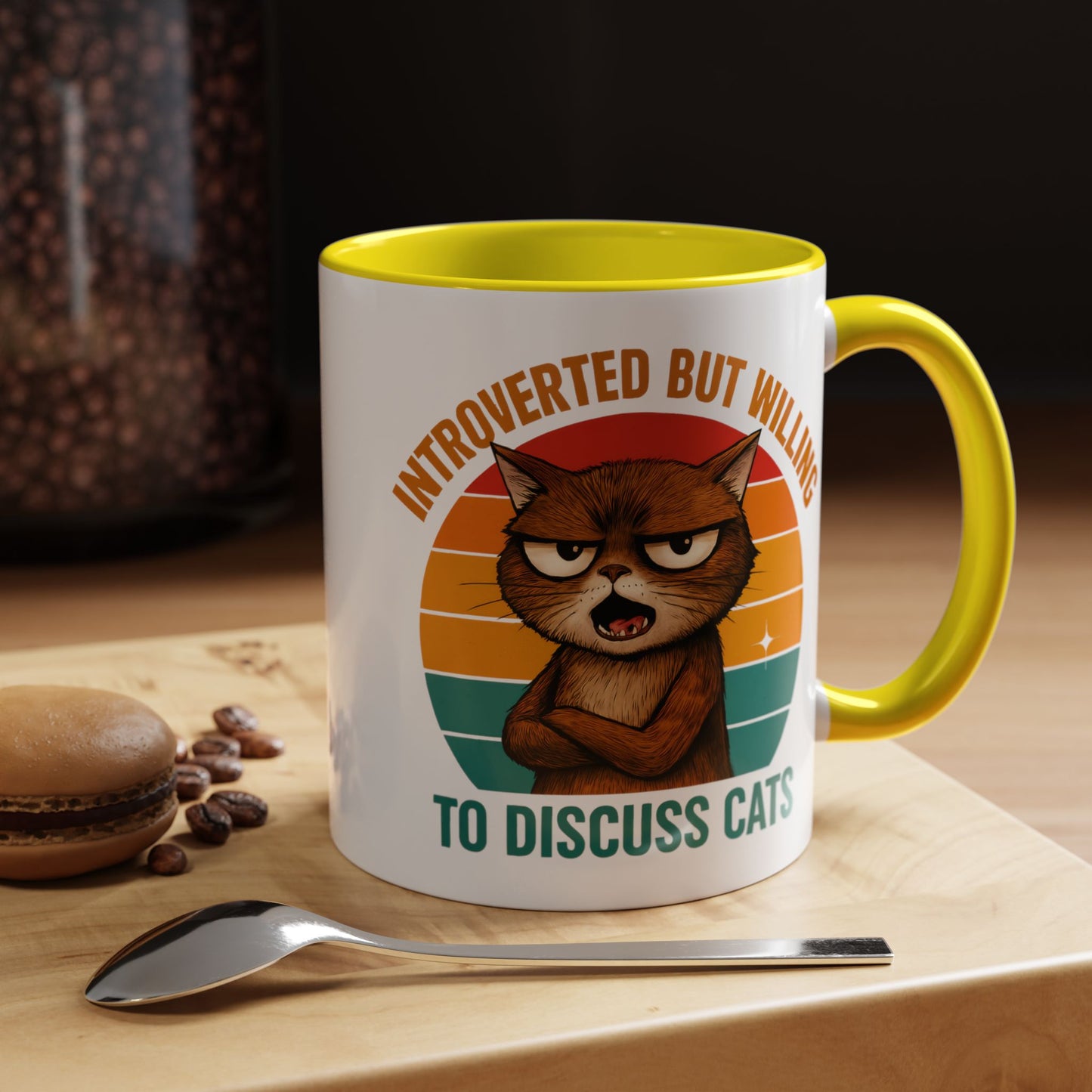 Animal Mug - Introverted But Willing To Discuss Cats