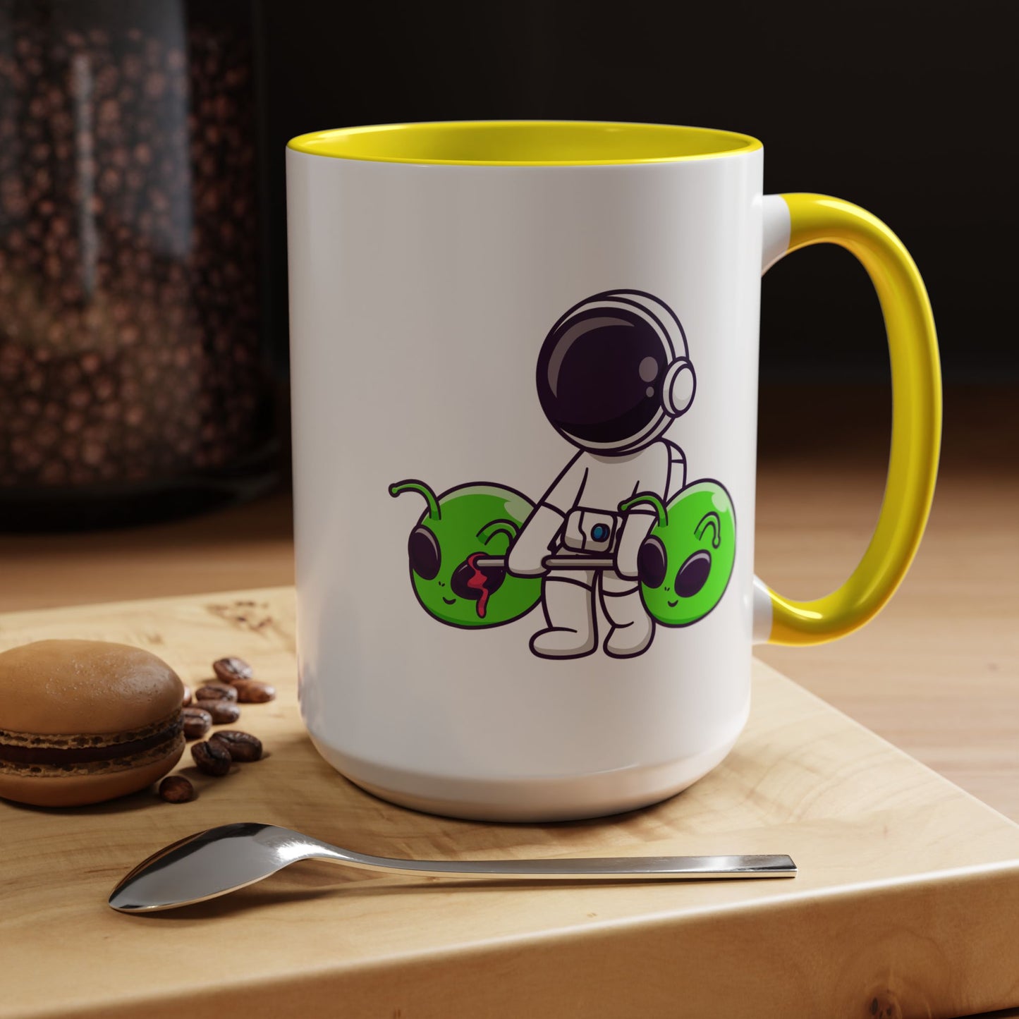 Alien Mug - Astronaut Lifting