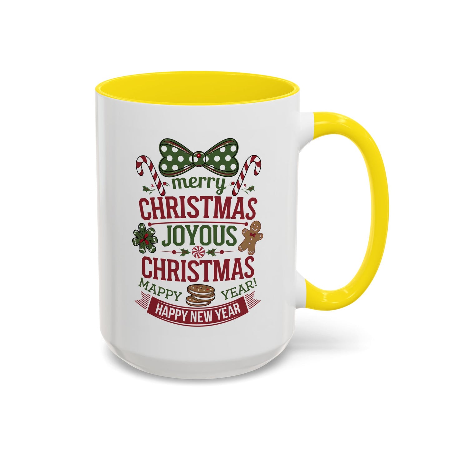 Christmas Mug - Merry Christmas Joyous Christmas Happy New Year