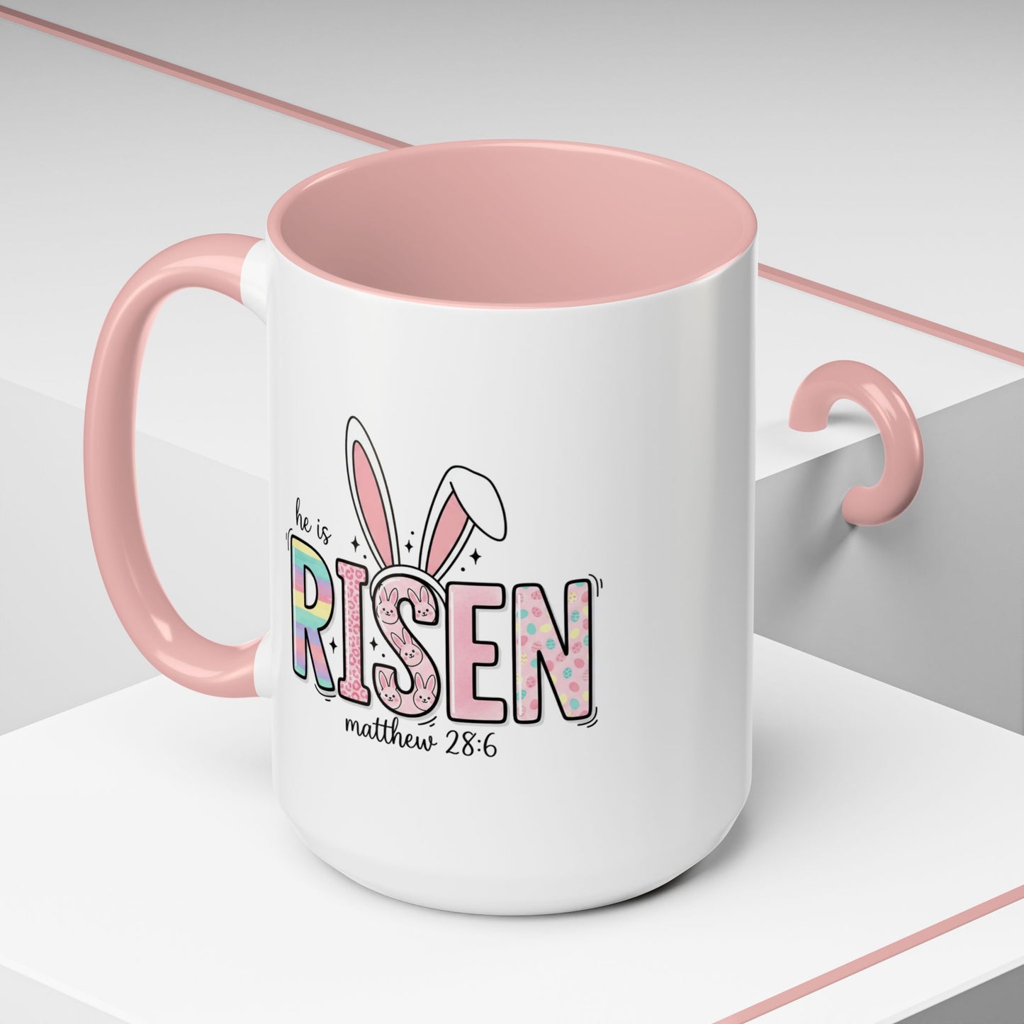 Easter Mug - He Is Risen Bunny